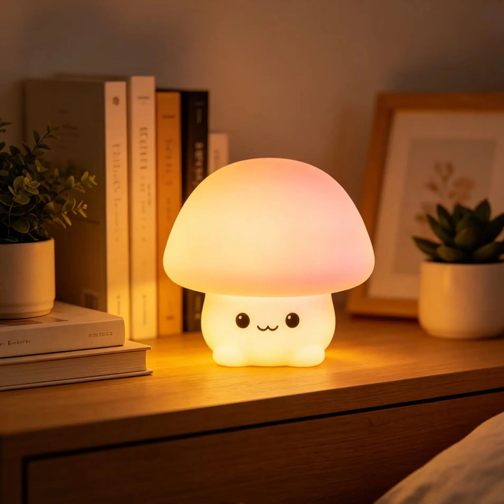Cute Silicone Unicorn Duck Sheep Bunny LED Night Light USB Rechargeable Dimmable Soft Lamp for Kids Bedroom Birthday Gift